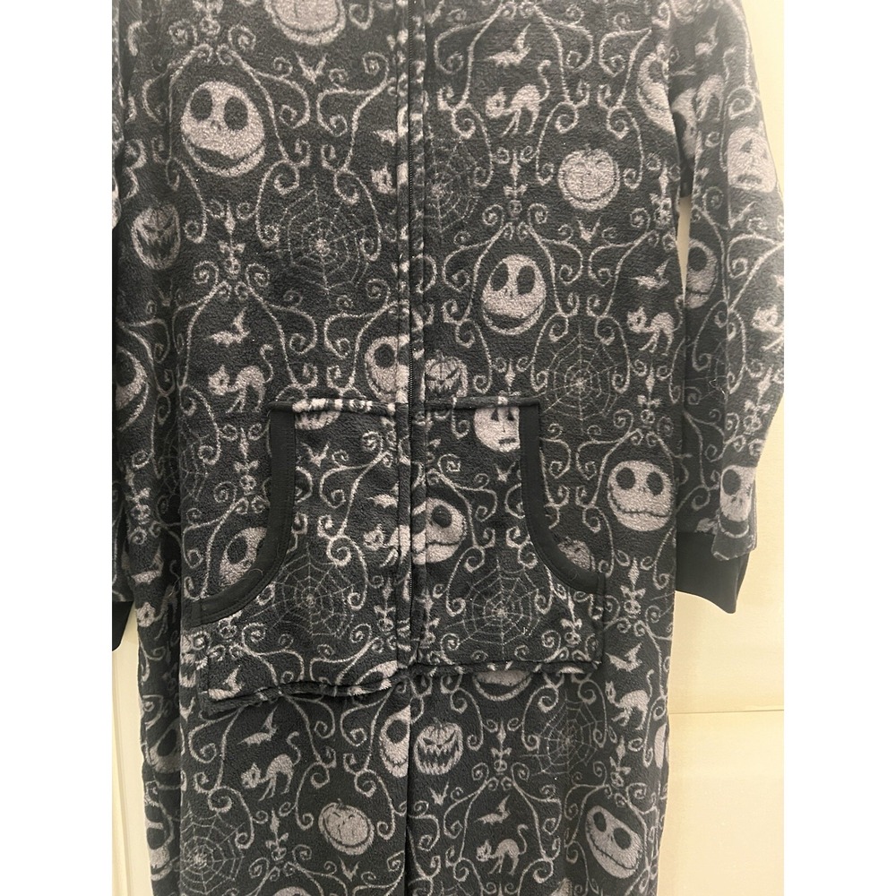 The Nightmare Before Christmas Pajamas Disney One Piece Size XL Hood Fleece - Picture 2 of 8